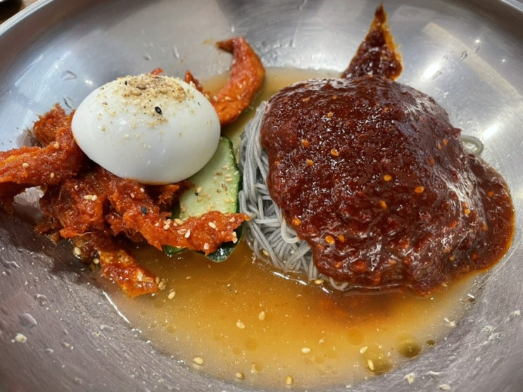  (내돈내산) 속초 코다리냉면 |  영등포 타임스퀘어 찐맛집 | 코다리냉면 맛집 | 코다리 왕큼!