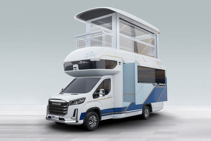  엘리베이터가 있는 캠핑카(V90 Villa Edition)