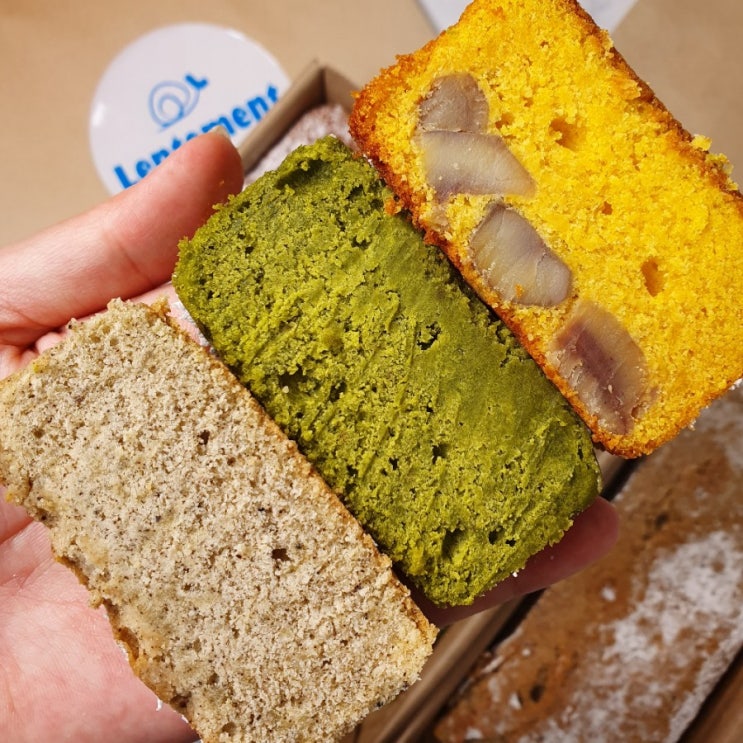  상도동맛집 택배로 즐겨요 생활의달인 빵집 렁트멍 파운드케이크 택배후기! 단호박, 녹차, 얼그레이