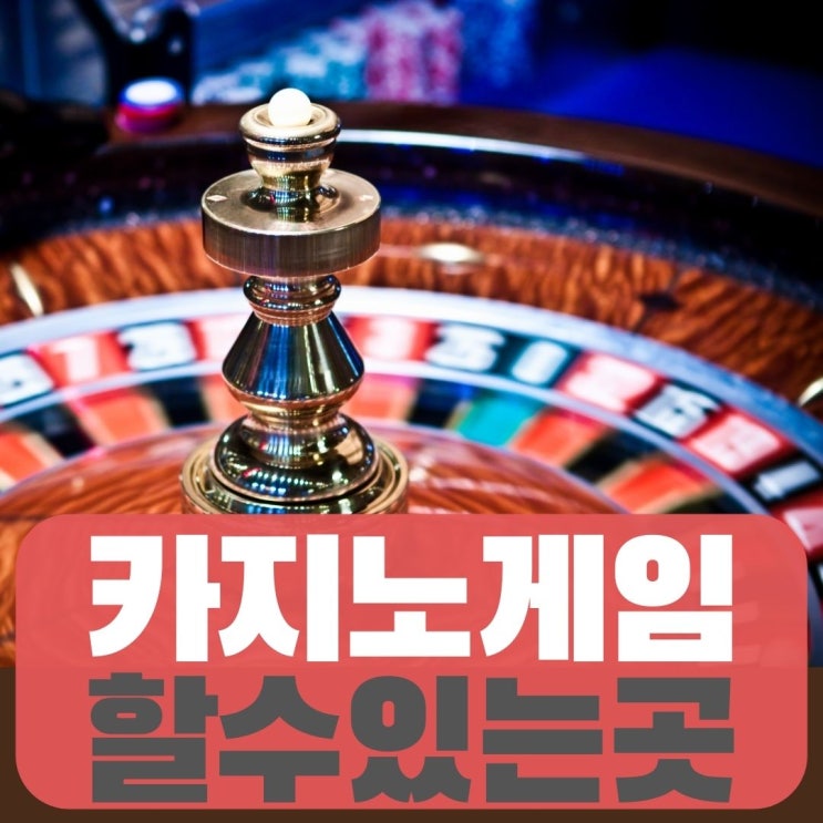  국내 카지노 게임 할수 있는 곳