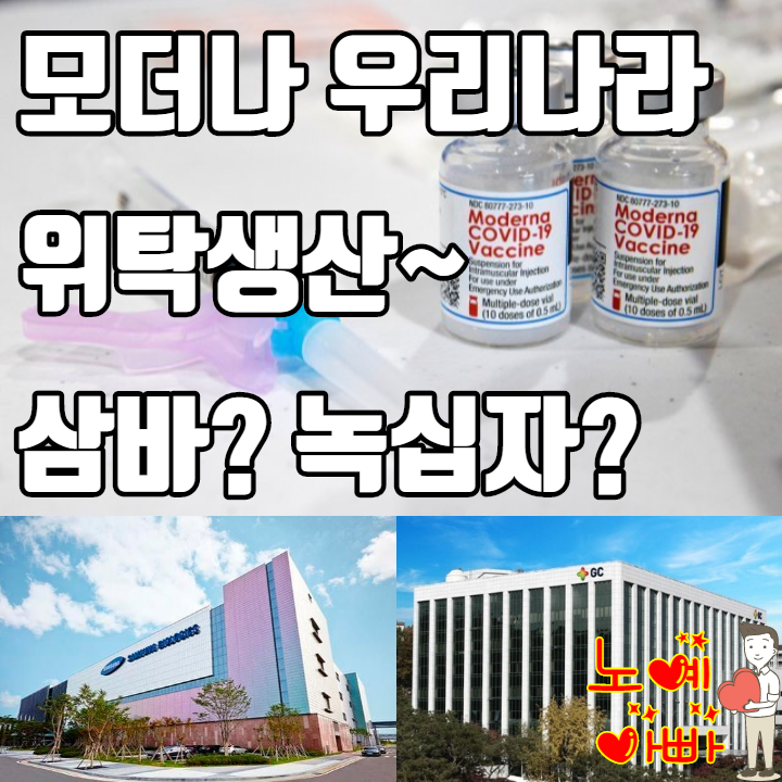  모더나 우리나라 위탁생산 삼성바이오로직스? GC녹십자?