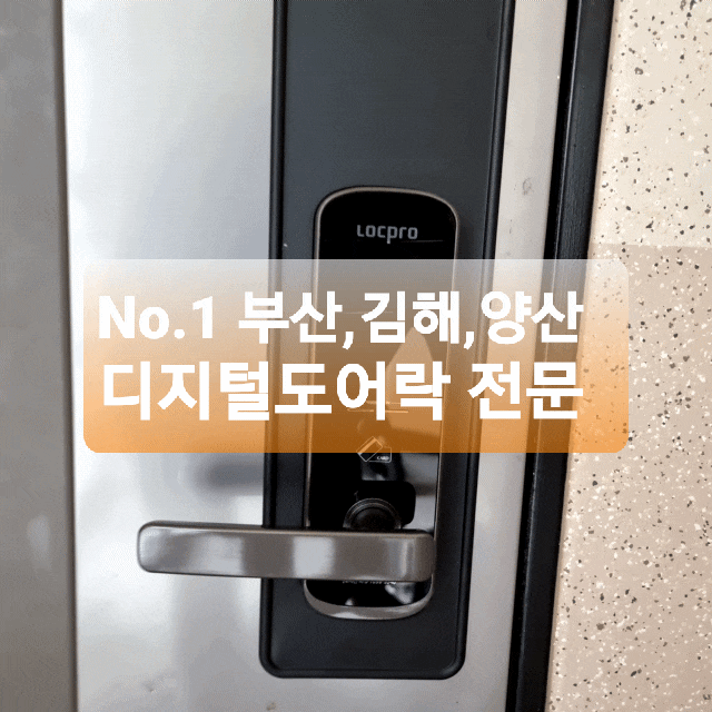 명지 롯데 캐슬 도어락 교체 설치-부산 디지털도어락 전문 추천 업체