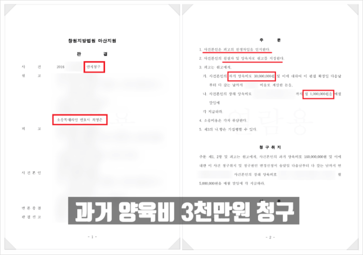  이혼양육권소송 내 아이를 지키는 법