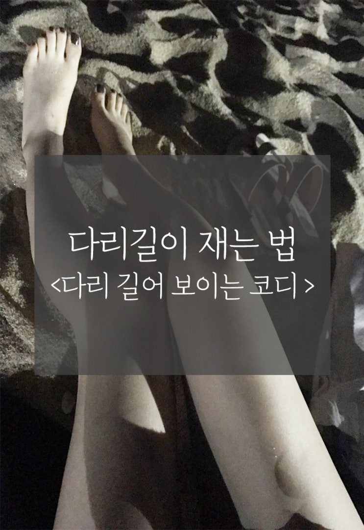  hoxy 숏다리..? 여자 평균다리 길이 재는 법 <다리길어보이는코디 옷입는법>