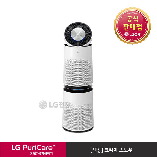 최근 인기있는 [LG전자] PuriCare 360도 공기청정기 AS301DWFA (CA공기청정인증/크리미, 상세 설명 참조 좋아요