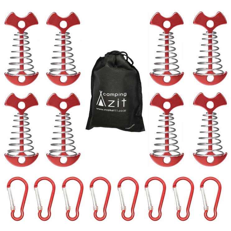 잘팔리는 롱타입 피쉬데크팩 8개 + 카라비너 8개 + 전용 파우치 / 오징어데크팩 나사데크팩 보다 강한 텐트 데크팩 / 캠핑 데크팩 / 캠핑팩 / 스프링 데크팩 / 오징어 데크팩 잘팔리는 롱타입 피쉬데크팩 8개 + 카라비너 8개 + 전용 파우치 / 오징어데크팩 나사데크팩 보다 강한 텐트 데크팩 / 캠핑 데크팩 / 캠핑팩 / 스프링 데크팩 / 오징어 데크팩