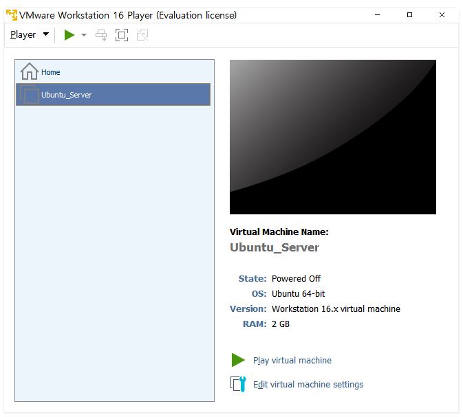  [Linux] VMware 설정