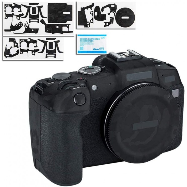 구매평 좋은 카메라 보호 가죽 필름 캐논 Canon EOS RP EOSRP에 대응 카메라 3M재료 블랙 얼룩 카메라 백 경우 통신 ···