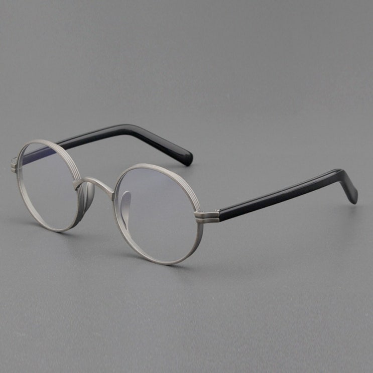 많이 팔린 가벼운 티타늄 일본 안경테 원형 안경테 존레논 빈티지 남자 여자 뿔테 반뿔테 금테 은테 안경 투명 추천합니다