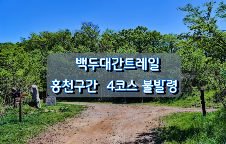 2021년 비대면 힐링 숲길여행 백두대간트레일 홍천구간 4코스 불발령