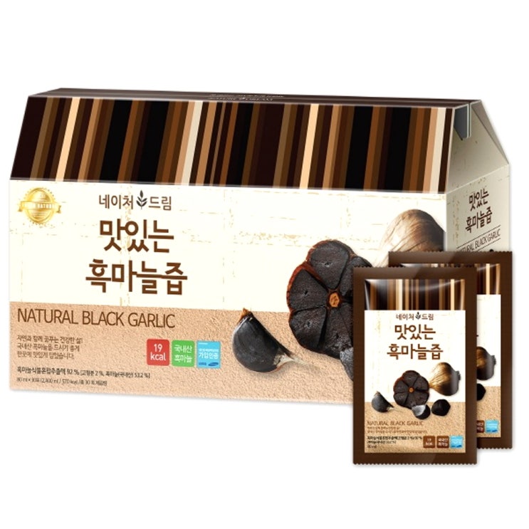 선호도 높은 네이처드림 맛있는 흑마늘즙, 80ml, 30포 ··· 선호도 높은 네이처드림 맛있는 흑마늘즙, 80ml, 30포 ···