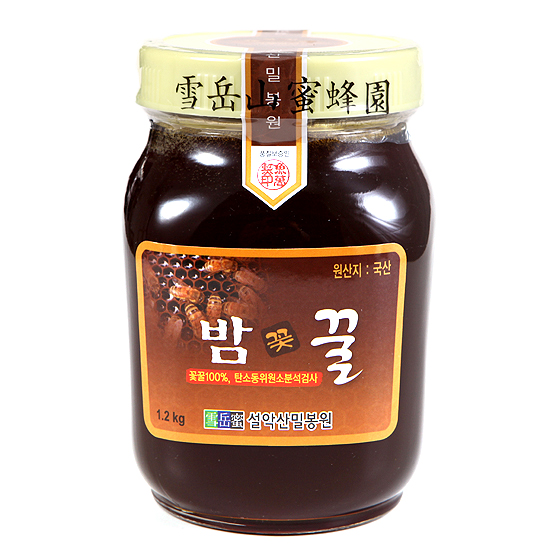 선호도 좋은 설악산밀봉원 꽃꿀 100% 밤꿀, 1.2kg, 1개 추천해요