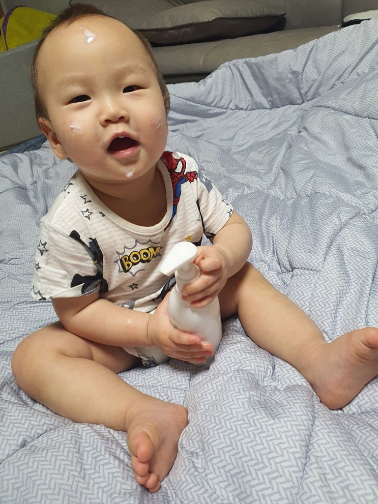  베라숲 아기로션 순한 로션 추천해요.