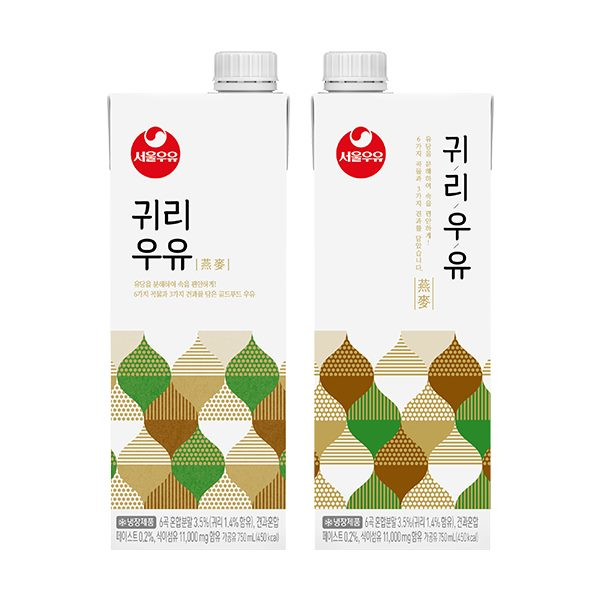 선호도 좋은 서울우유 귀리우유 750ml x 8 (한박스) 다이어트, 8개 ···