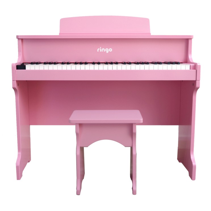 핵가성비 좋은 링고 키즈 61건반 디지털 피아노 RP-125 + 의자, 핑크 ···