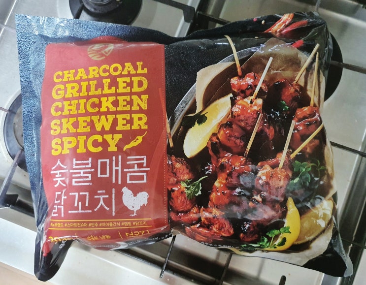  [ 노브랜드 술안주 ] 소주가 생각나는 안주 / 숯불 매콤 닭꼬치