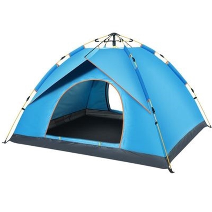 갓성비 좋은 텐트 아웃도어 완전 원터치 캠핑 비바람차단 방지 두꺼운 겨울 장비 절연 풀 세트 휴대용 접이식, [14]3-4인용글램핑패키지(싱글데크 ···
