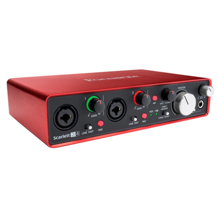 인기 급상승인 Focusrite 레코딩 장비, Scarlett 2i4 (gen. 2) 좋아요 인기 급상승인 Focusrite 레코딩 장비, Scarlett 2i4 (gen. 2) 좋아요