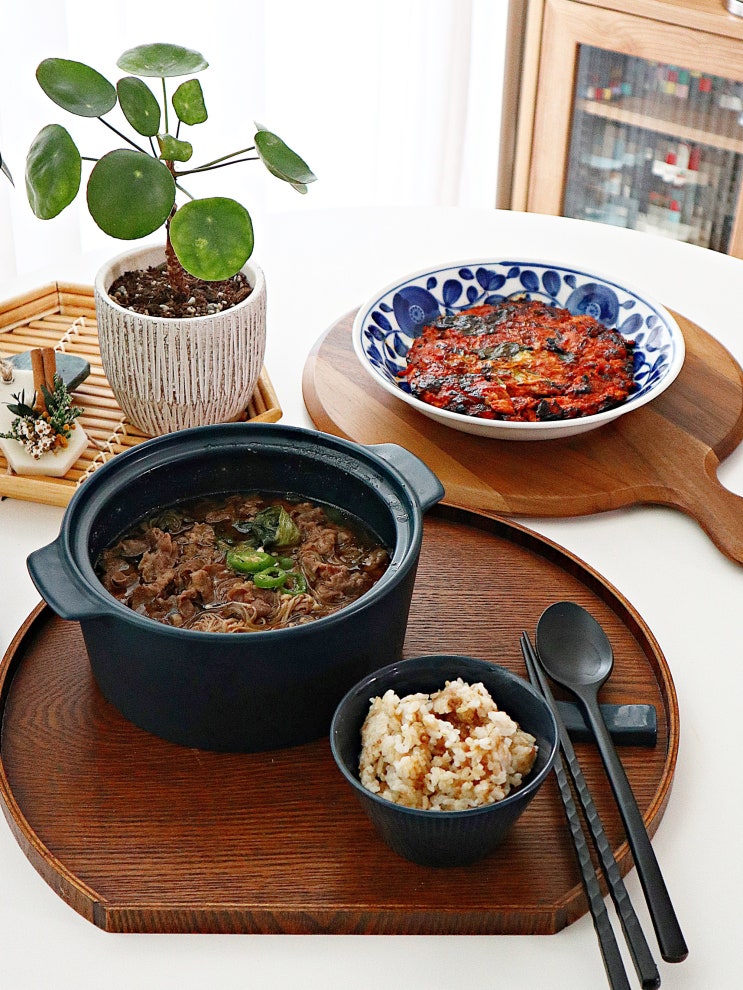  집에서간단한요리 호밍스 청송식 닭불고기, 서울식 소불고기 전골