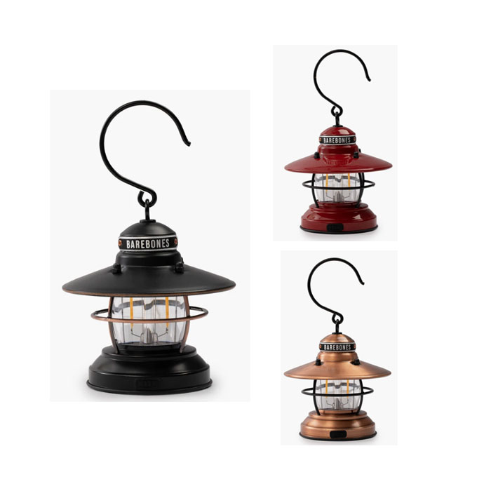 인지도 있는 Barebones 베어본즈 미니 에디슨 감성 캠핑 차박 렌턴 3종 택1 Barebones Edison Mini Lantern Bronze Red Copper, 2. R