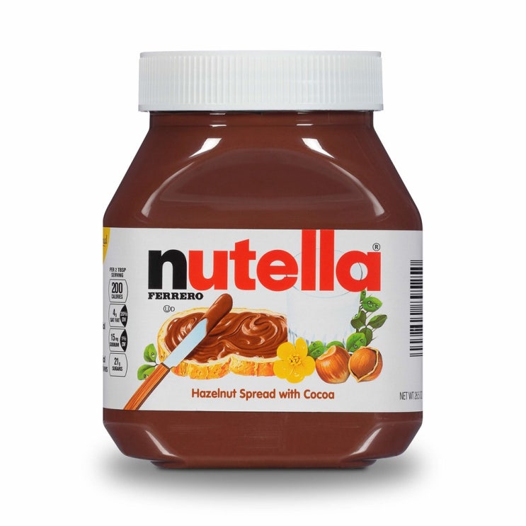 후기가 정말 좋은 Nutella Chocolate Hazelnut Spread 누텔라 초콜렛 헤이즐넛 스프레드 26.5oz(751g), 1개 추천합니다