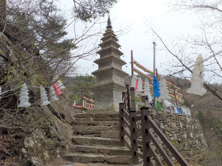  5대 적멸보궁이며 국보인 수마노탑으로 유명한 사찰.  정암사(淨巖寺)