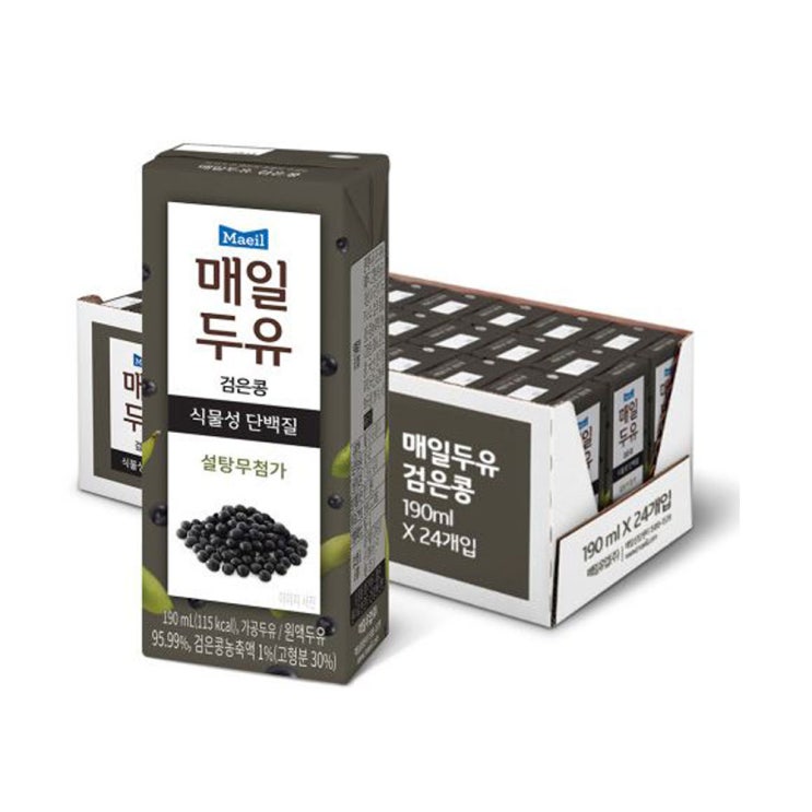 리뷰가 좋은 매일두유 검은콩두유190ml 72팩 추천합니다