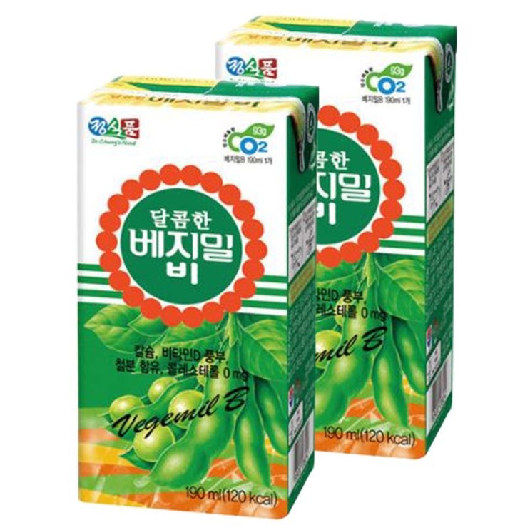 선호도 높은 정식품 베지밀 달콤한B 두유 190ml x 24팩 추천해요