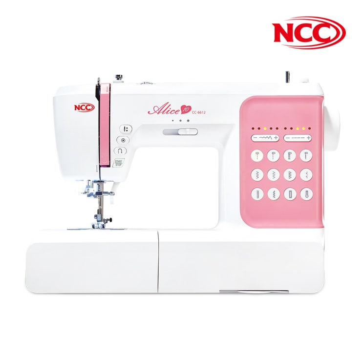  갓성비 좋은 NCC 앨리스 10 CC-6612 가정용 디지털 미싱, 혼합색상, 옵션04. 앨리스10+특별선물+필수부자재+확장판 추천해요