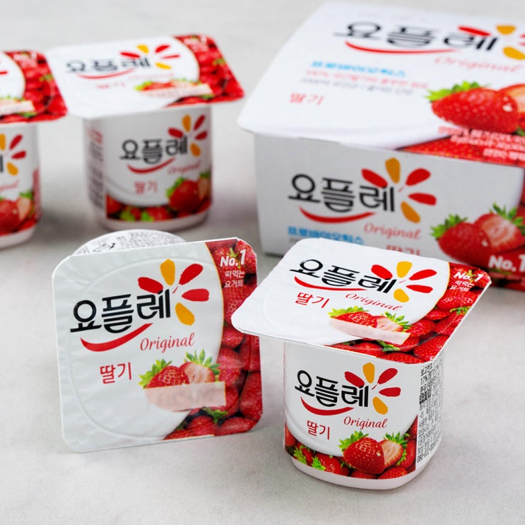 후기가 좋은 요플레 딸기 멀티, 85g, 8개 ···