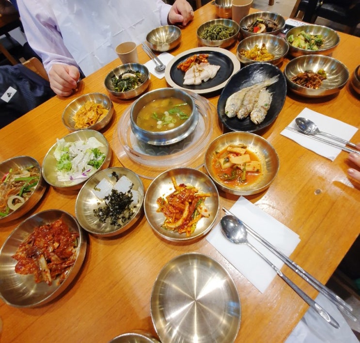  판교 운중동 장모밥상 건강한 시골밥상 웨이팅 1시간 후기