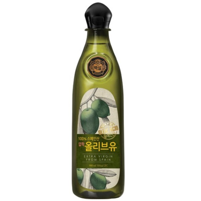 선호도 좋은 백설 압착 올리브유 900ml, 단품 좋아요 선호도 좋은 백설 압착 올리브유 900ml, 단품 좋아요