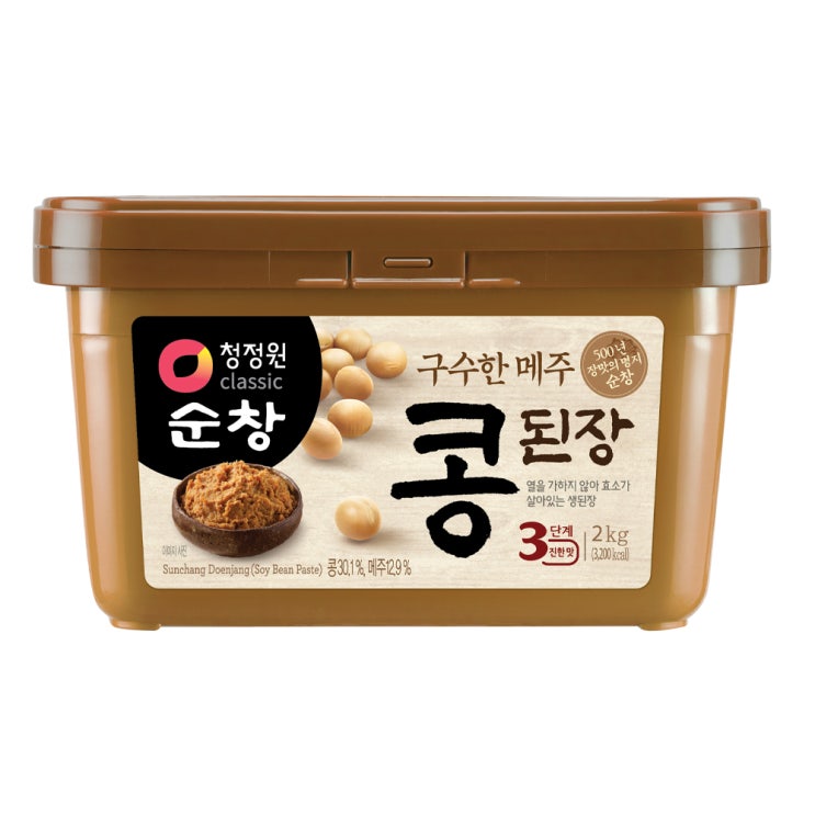 가성비갑 청정원순창 구수한 메주 콩된장, 2kg, 1개 좋아요