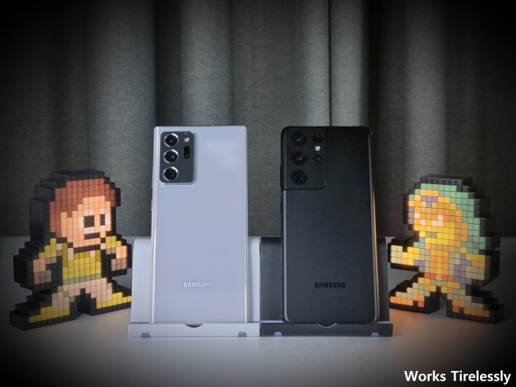  갤럭시S21 노트20 울트라 망원 10배 줌 폴디드카메라 비교