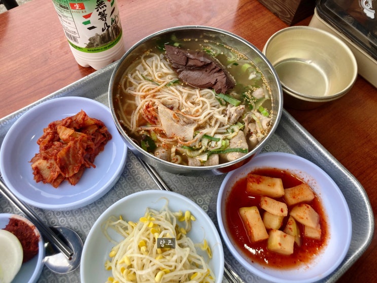  광주 송정리 역 근처 국밥 시장국밥 / 국밥 국수 막걸리