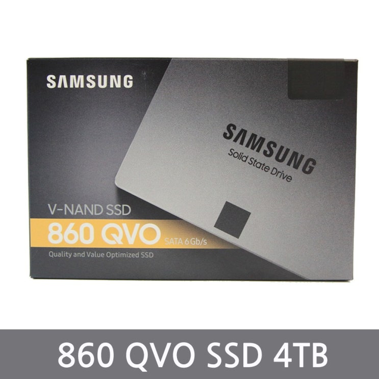 리뷰가 좋은 삼성전자 860 QVO 4TB SSD, MZ-76Q4T0BW ···
