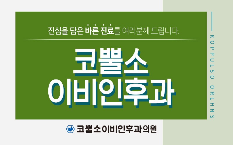 비염 원인에 따른 기능 정상화 치료