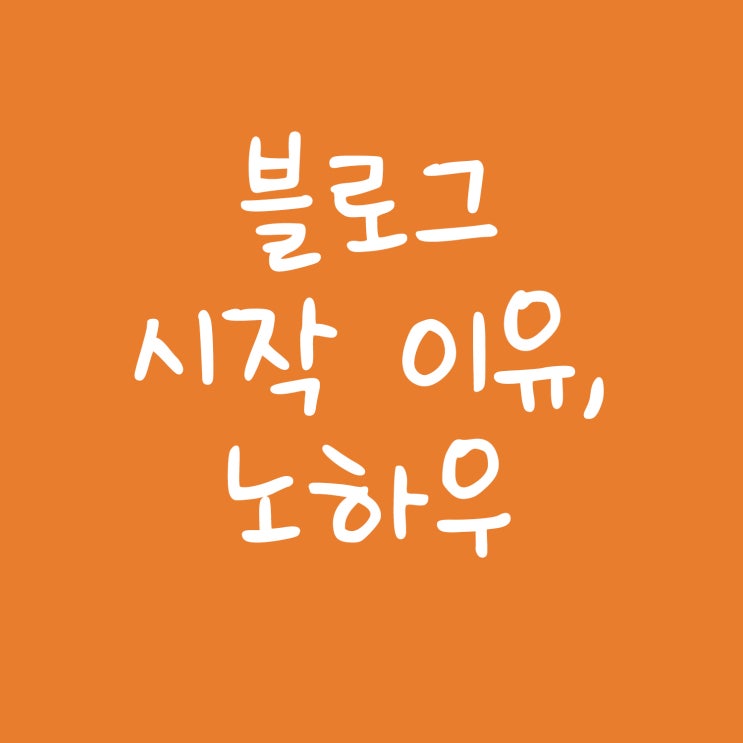  블로그 시작 이유, 노하우 (일주일만에 방문자 1000명 달성)