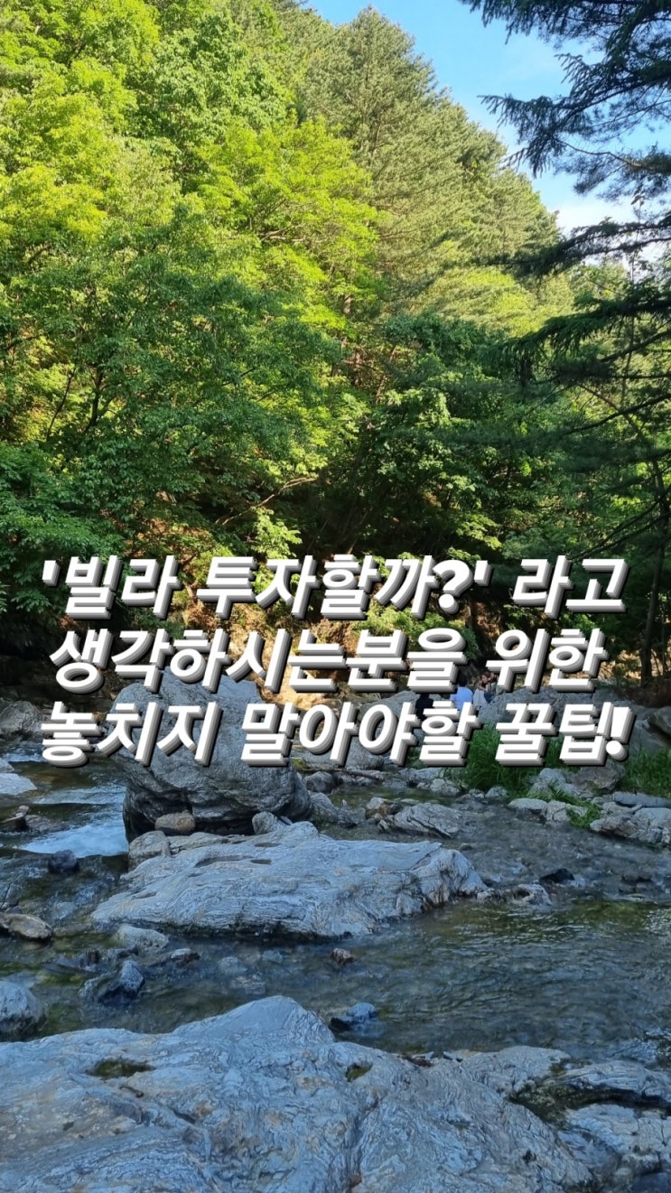  '빌라 투자할까?' 라고 생각하시는분을 위한 놓치지 말아야할 꿀팁! -일시적 1세대 2주택 비과세, 송파구빌라,부동산절세방법,부동산갭투자,양도소득세비과세,부동산증여