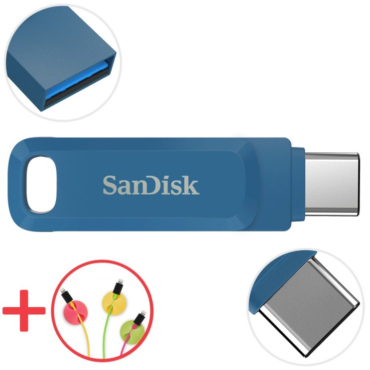 많이 팔린 샌디스크 울트라 듀얼 고 C타입 USB 3.1 SDDDC3 네이비 메모리 + 데이터 클립, 512GB 좋아요