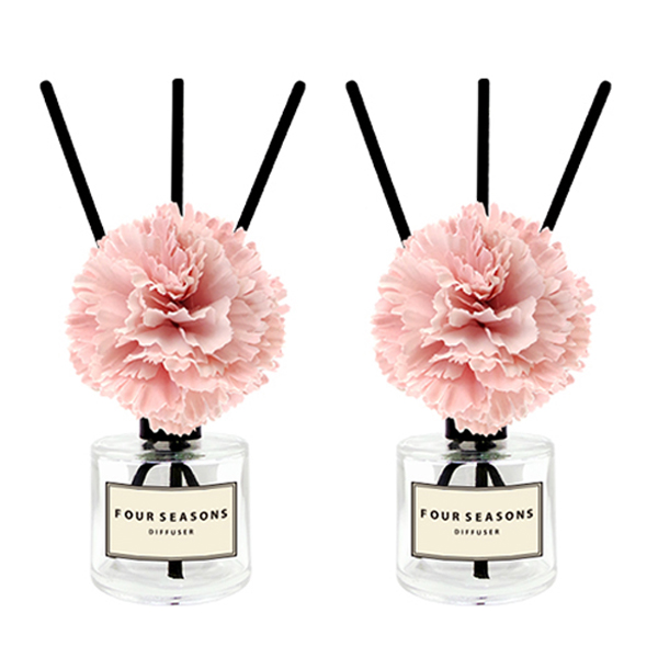가성비 좋은 포시즌 플라워 디퓨져 50ml + 블랙스틱 3p + 카네이션 조화 핑크 2세트, 아이스 블루 민트 ··· 가성비 좋은 포시즌 플라워 디퓨져 50ml + 블랙스틱 3p + 카네이션 조화 핑크 2세트, 아이스 블루 민트 ···
