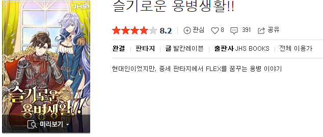  슬기로운 용병생활 - 발칸레이븐 : 평점(2/10) // 킬링타임 미만