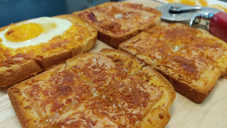  아빠표 요리, 아빠표 집밥 : 아이들 입맛은 아빠가 잘 안다^^ 주말 아침Breakfast엔 간편 치즈 토스트, 안해본 방식으로 새롭게 만들어 본다 ㅋ