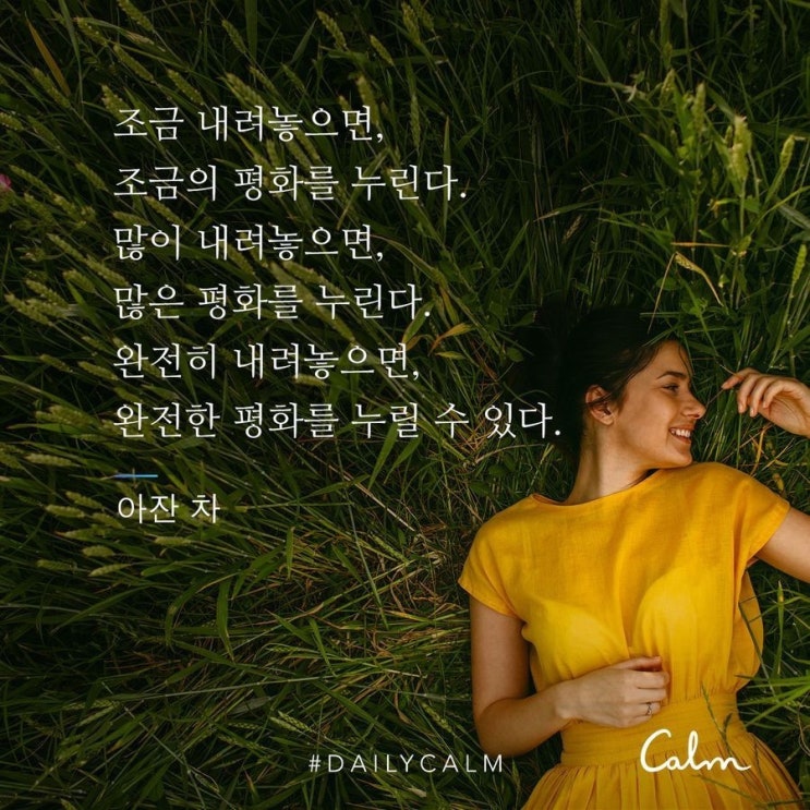 [명상 기록] Daily Calm 장작