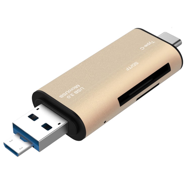 핵가성비 좋은 크레앙 5in1 USB 타입 C OTG 카드 리더기, CREOTG5IN1-GD, 골드 좋아요 핵가성비 좋은 크레앙 5in1 USB 타입 C OTG 카드 리더기, CREOTG5IN1-GD, 골드 좋아요