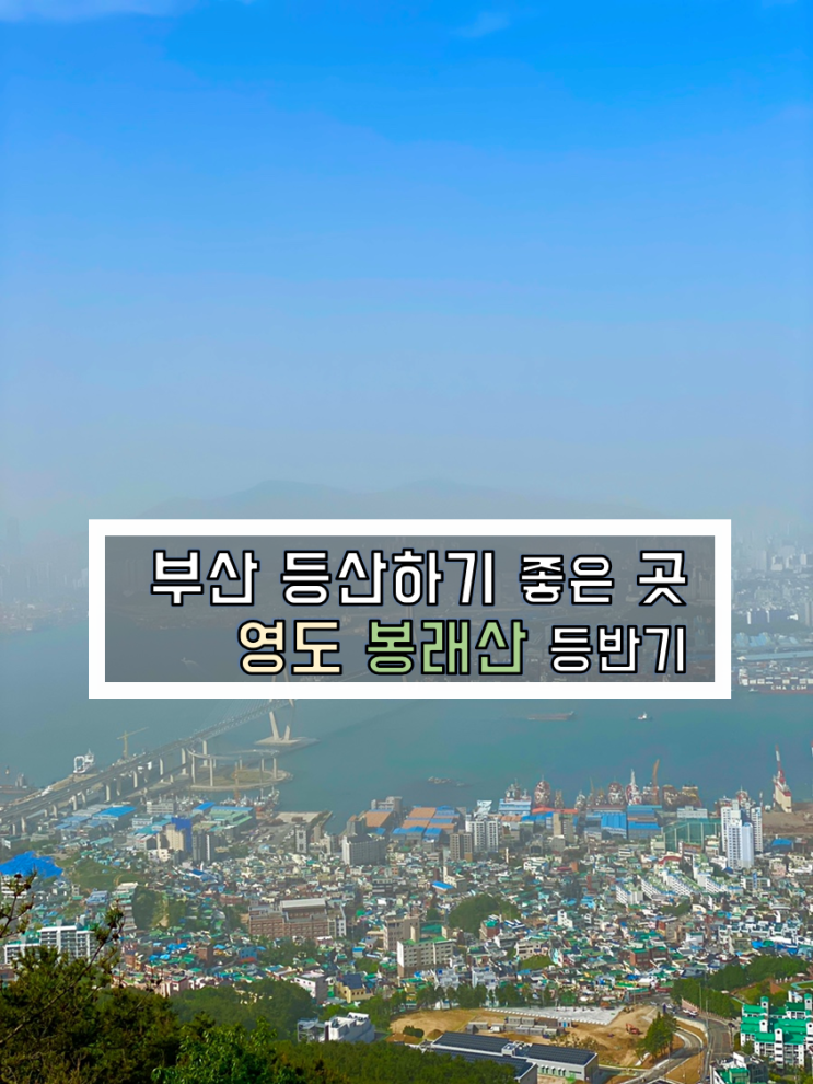  [여행 명소] 부산에서 가볍게 등산하기 좋은 곳 / 바다가 보이는 정상을 가진 봉래산 등반기