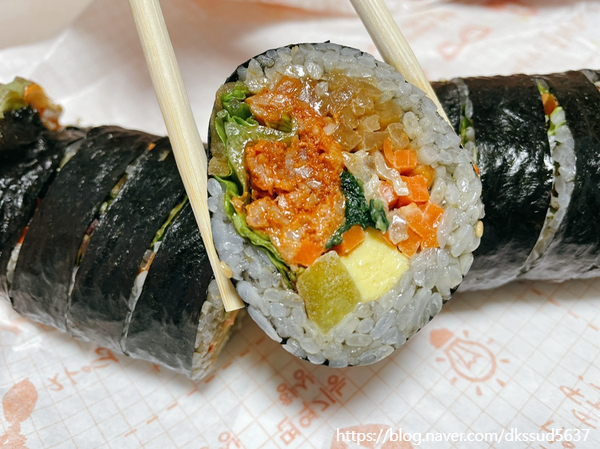  울산천상맛집 , 맛있고 색다른 김밥 < 김밥킹 울산천상점 >