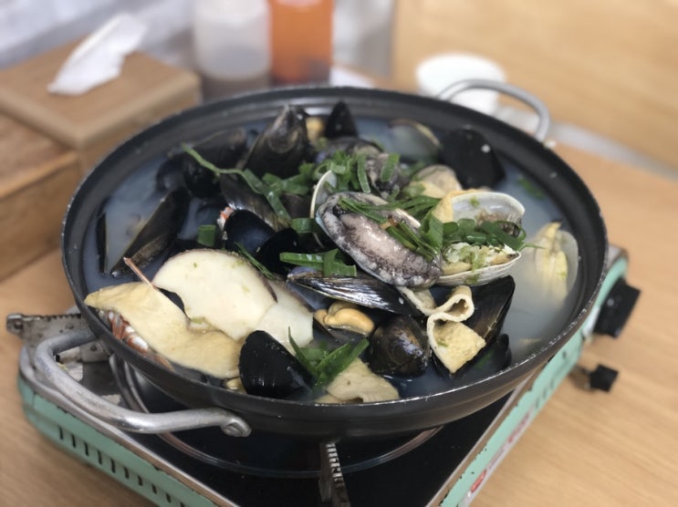  부산 기장 자가제면 해물칼국수 맛집 ‘오백식당’