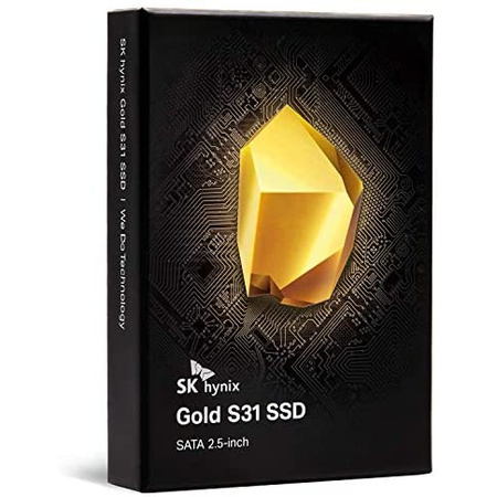 후기가 정말 좋은 48571 SK 하이닉스 골드 금 S31 SATA Gen3 2.5 inch 내장 SSD - 1TB SATA - Up to 560MBS - Compact 2.5”,