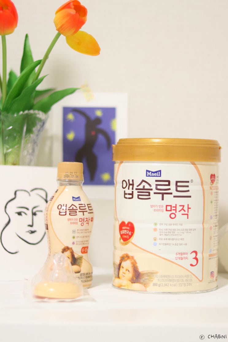  신생아 분유 추천 앱솔루트 명작 액상분유까지 같이